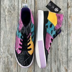 Disney Nightmare Before Christmas High Top Lace Up Sneakers Shoes Size 9.5